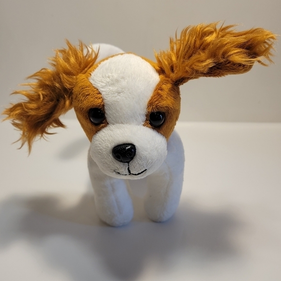 Battat Our Generation Dog Plush Stuffed Animal 7” Brown & White Spaniel - Picture 8 of 8